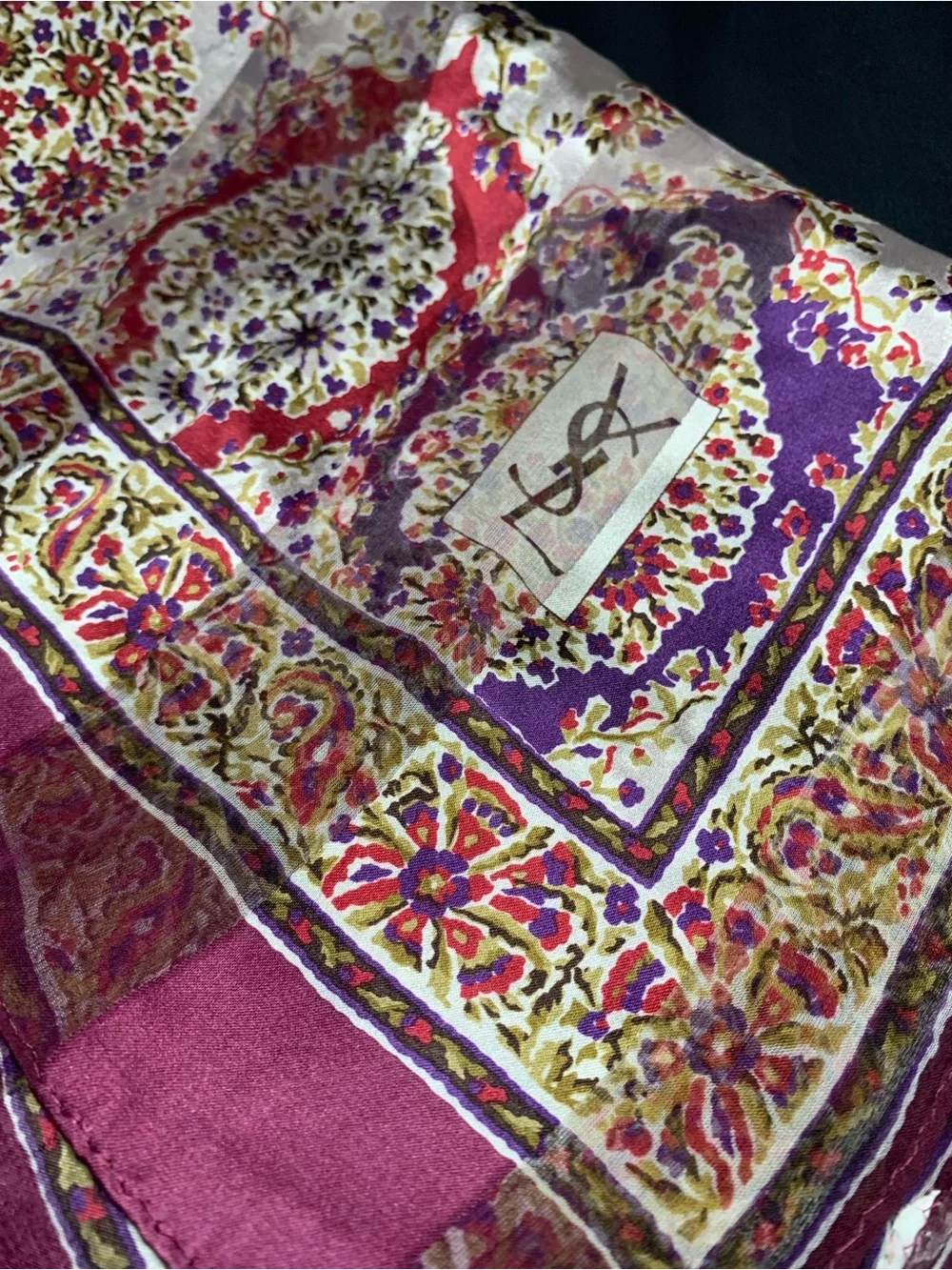Yves Saint Laurent luxurious silk